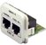 0-0183641-1 Cat. 5E Dual RJ-45 Insert for Fast Ethernet + Voice/Data