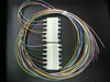 OM2 Pigtails, SC, 12 farbig Set, Multimode 50/125µm, 2m, easy strip