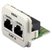0-1711807-1 Cat. 6A Dual RJ-45 Insert for Voice